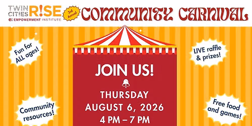 Twin Cities R!SE 3rd Annual Community Carnival 