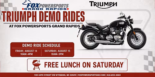 Triumph Motorcycle Demo Days