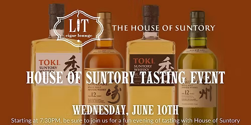House of Suntory Tasting Event w\/ Luxury Brand Ambassador, Davey Jones