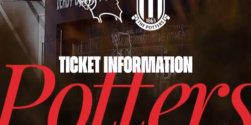Derby County vs Stoke City FC Tickets
