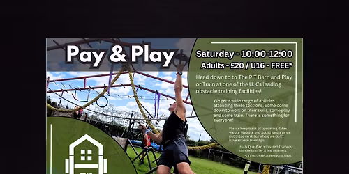 Saturday Pay & Play at The P.T Barn