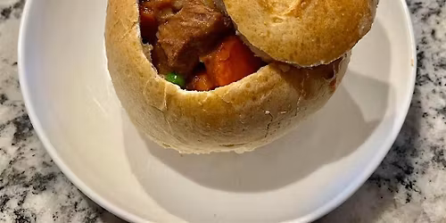Beef Stew in a Bread Bowl | Brenda Dwyer, instructor