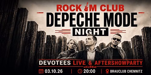 \ud83d\udda4  DIE DEPECHE MODE Night (live) + special guest \ud83d\udda4