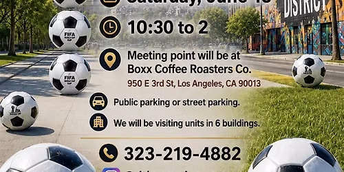 Open House DTLA  Walking Tour Sat June 13, 2026 Boxx Coffee Roasters