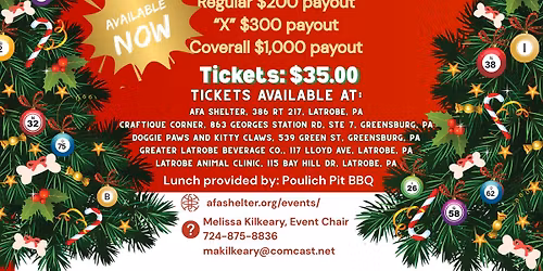 Action For Animals Bingo Bash