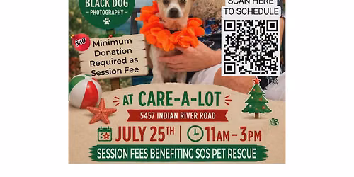 Christmas in July to benefit SOS Pet Rescue