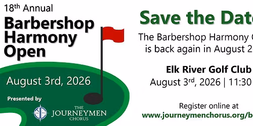 Barbershop Harmony Open Golf Tournament