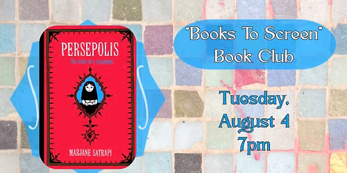 "Books To Screen" Book Club