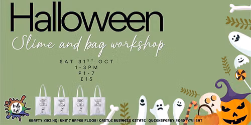 Krafty Kidz Halloween Workshop (P1-7)