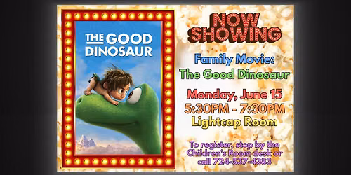Family Movie: The Good Dinosaur