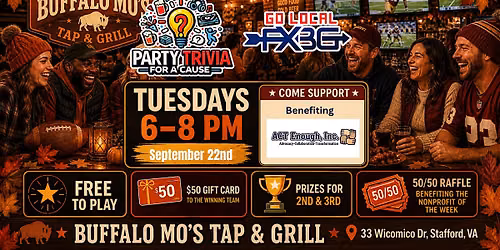 FREE Party Trivia Night to Support Act Enough, Inc.