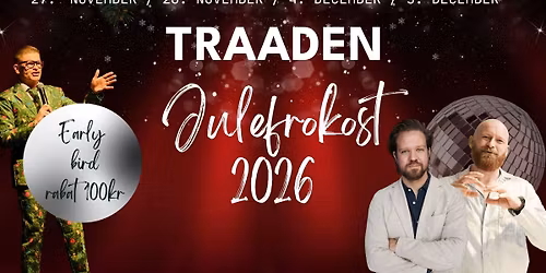 \u00c5rets julefrokost i Tr\u00e5dhallen 2026