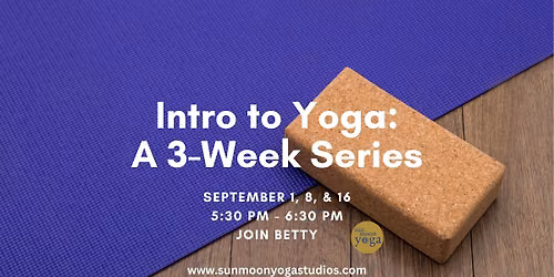 Intro to Yoga: Sept. 1