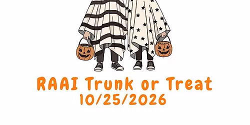 RAAI's 5th Annual Trunk-or-Treat