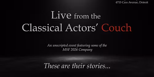 Live from the Classical Actors' Couch