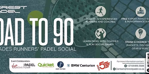 Road to 90: Comrades Runners\u2019 Padel Social