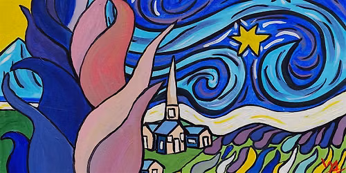 Sip & Paint Van Gogh In Pop Art