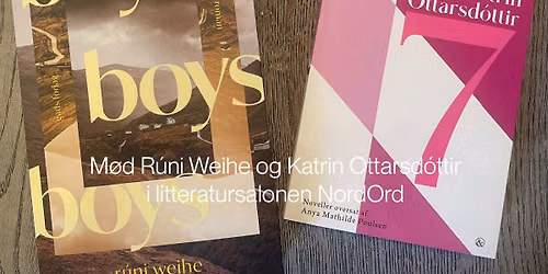 R\u00daNI WEIHE & KATRIN OTTARSD\u00d3TTIR \u2014 forfattersamtale i NordOrd