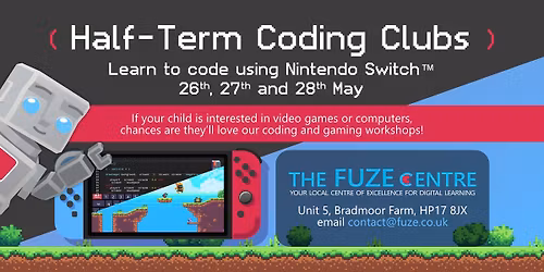 May Half-Term Coding Workshops!