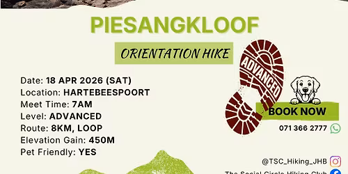Piesangkloof Orientation Hike