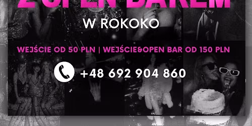 DWUPI\u0118TROWY SYLWESTER Z OPEN BAR\u2019EM W ROKOKO | SYLWESTER 2025\/2026
