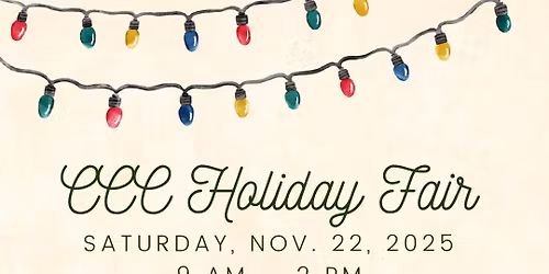 CCC Annual Holiday Fair