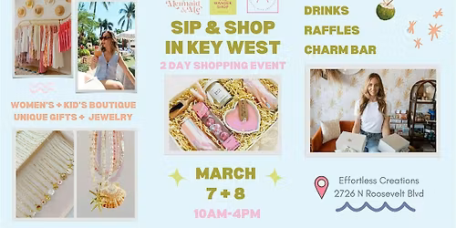 SIP & SHOP IN KEY WEST | A Boutique Shopping Event