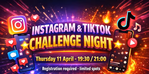 \ud83d\udcf1\u2728 INSTAGRAM & TIKTOK CHALLENGE NIGHT #1 (@blablaevents)