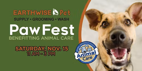 Earthwise Pet's Paw Fest