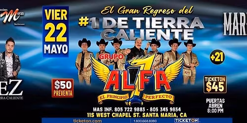 GRUPO ALFA 7 & NOBLEZ DE TIERRA CALIENTE