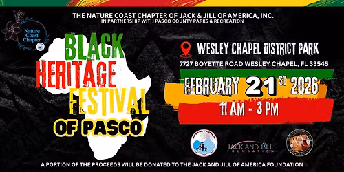 2026 Black Heritage Festival - Pasco County