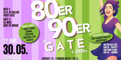 80er\/90er GATE - Sa. 30. Mai