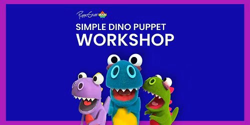 Simple Foam Dino Puppet Workshop