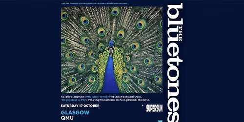 *SOLD OUT* The Bluetones | QMU, Glasgow  - Expecting To Fly 30th Anniversary Tour