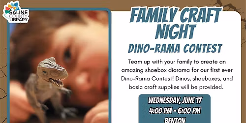 Family Craft Night: Dino-Rama Contest
