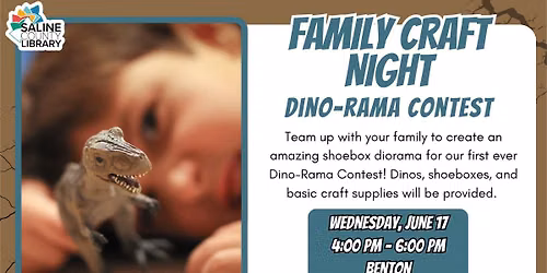 Family Craft Night: Dino-Rama Contest