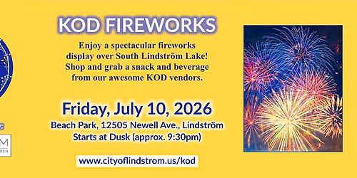 Karl Oskar Days Fireworks