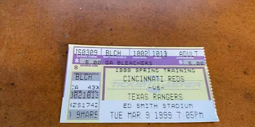 Cincinnati Reds at Texas Rangers at Globe Life Field