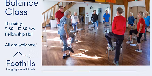 Balance Class - Thursdays at 9:30