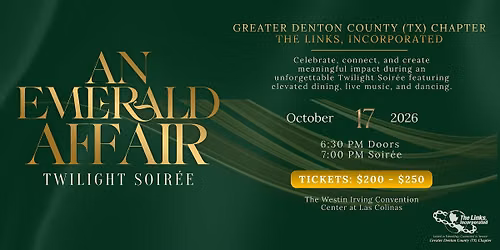 An Emerald Affair Fundraiser:  Twilight Soiree
