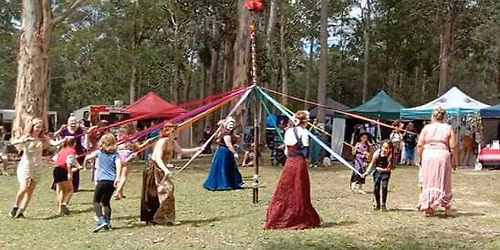 Maypole Dancing with Deanne White