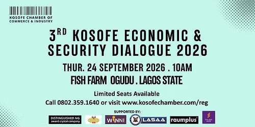 3rd Kosofe Economic & Security Dialogue 2026!