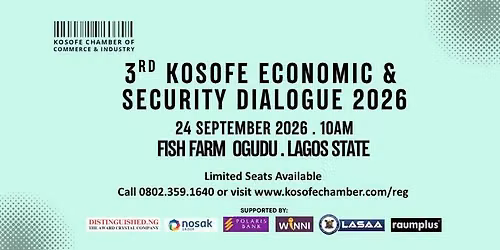 3rd Kosofe Economic & Security Dialogue 2026!
