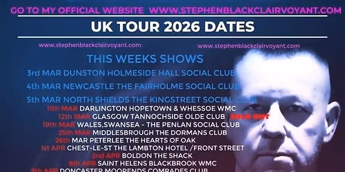 A night with Stephen black 