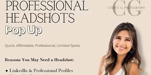 Professional Headshots Pop Up @ The Bristol Bazaar