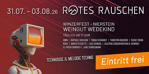 ROTES RAUSCHEN @Winzerfest Nierstein - Weingut Wedekinde - FREE