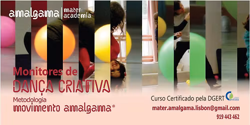 FORMA\u00c7\u00c3O DE MONITORES DE DAN\u00c7A CRIATIVA - CertificadA | Metodologia Amalgama