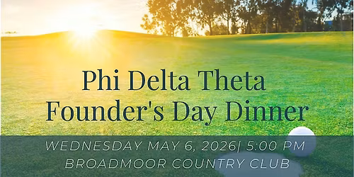 Phi Delta Theta Founder's Day Dinner