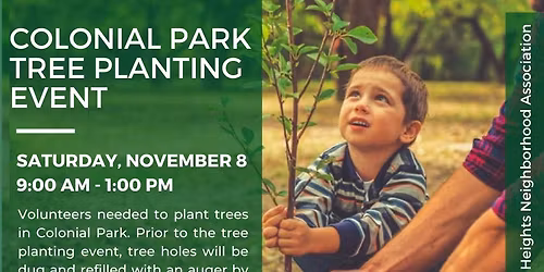 Colonial Park Tree Planting