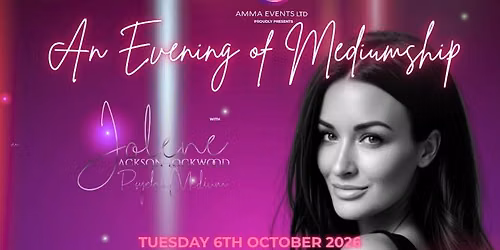 THE MECURE AYR HOTEL EVENING OF MEDIUMSHIP WITH JOLENE JACKSON-LOCKWOOD